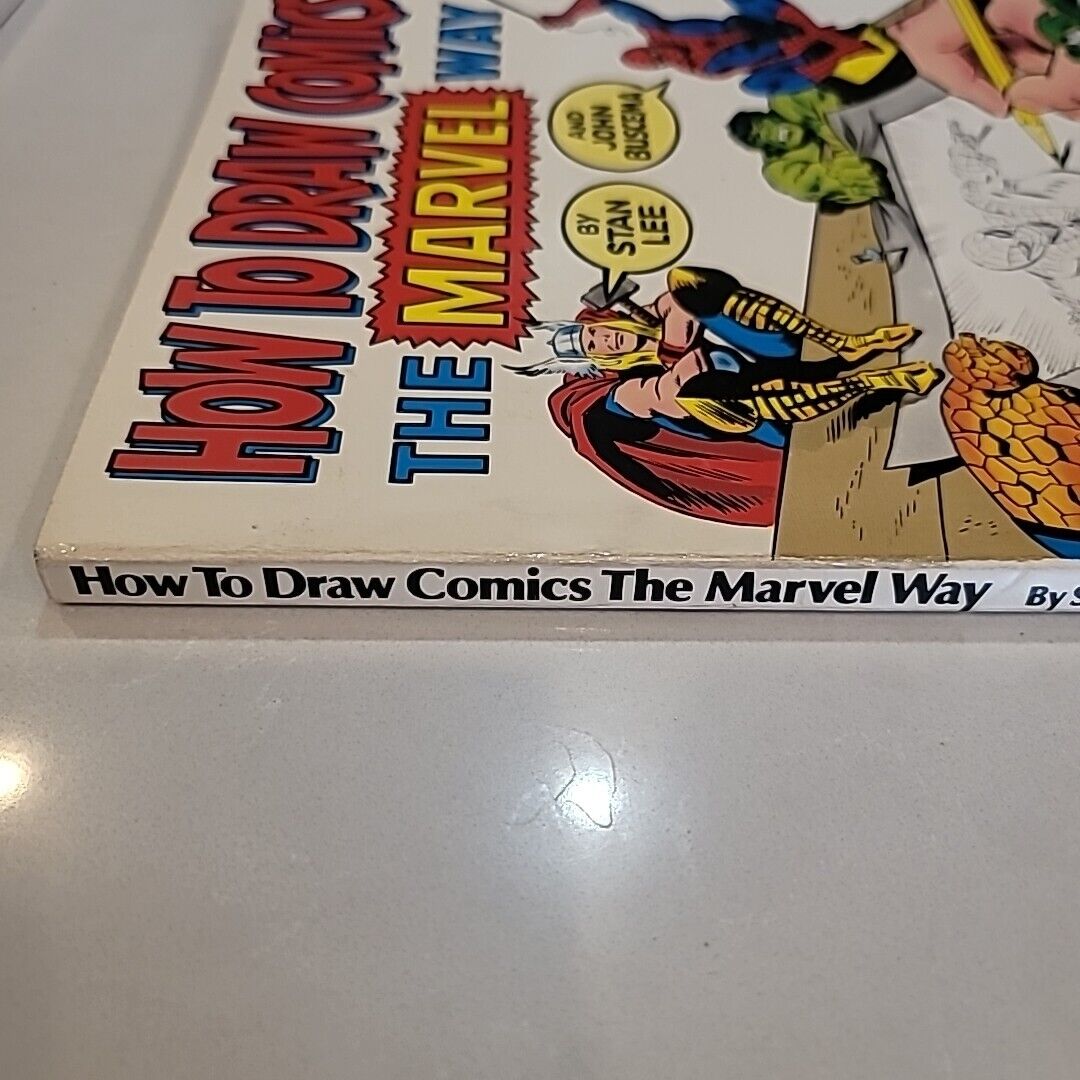 HOW TO DRAW COMICS MARVEL WAY STAN LEE JOHN BUSCEMA PAPERBACK TPB 