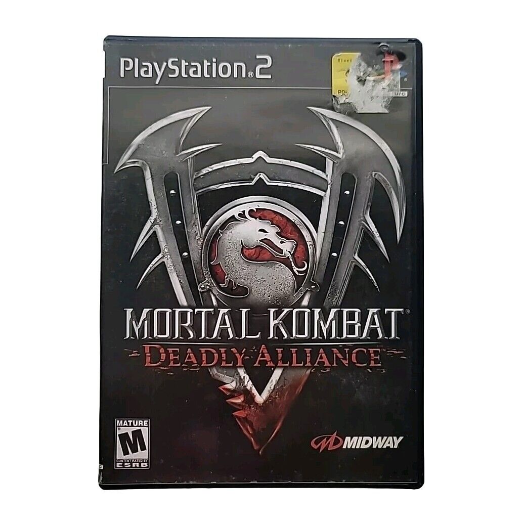 Mortal Kombat Deadly Alliance PlayStation 2 PS2 Black Label Complete