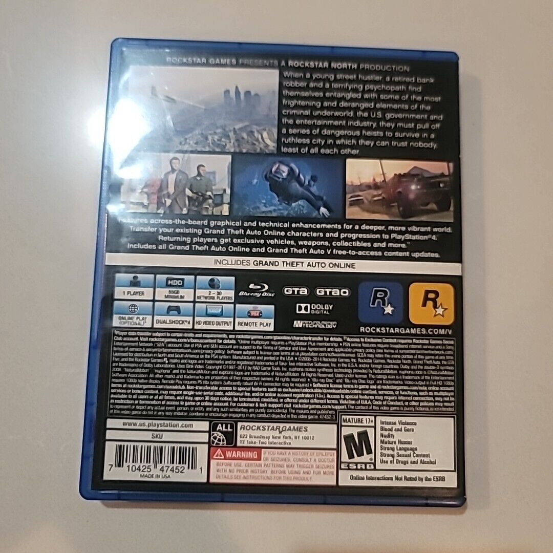 Grand Theft Auto V (PS4, 2015)