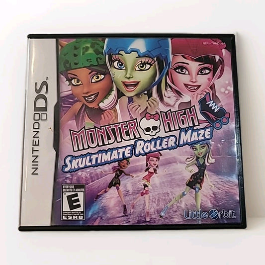 Monster High: Skultimate Roller Maze (Nintendo DS, 2012) Complete
