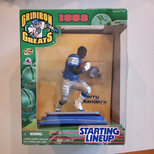 1998 Starting Lineup Gridiron Greats Football NFL Detroit Lions BARRY SANDERS