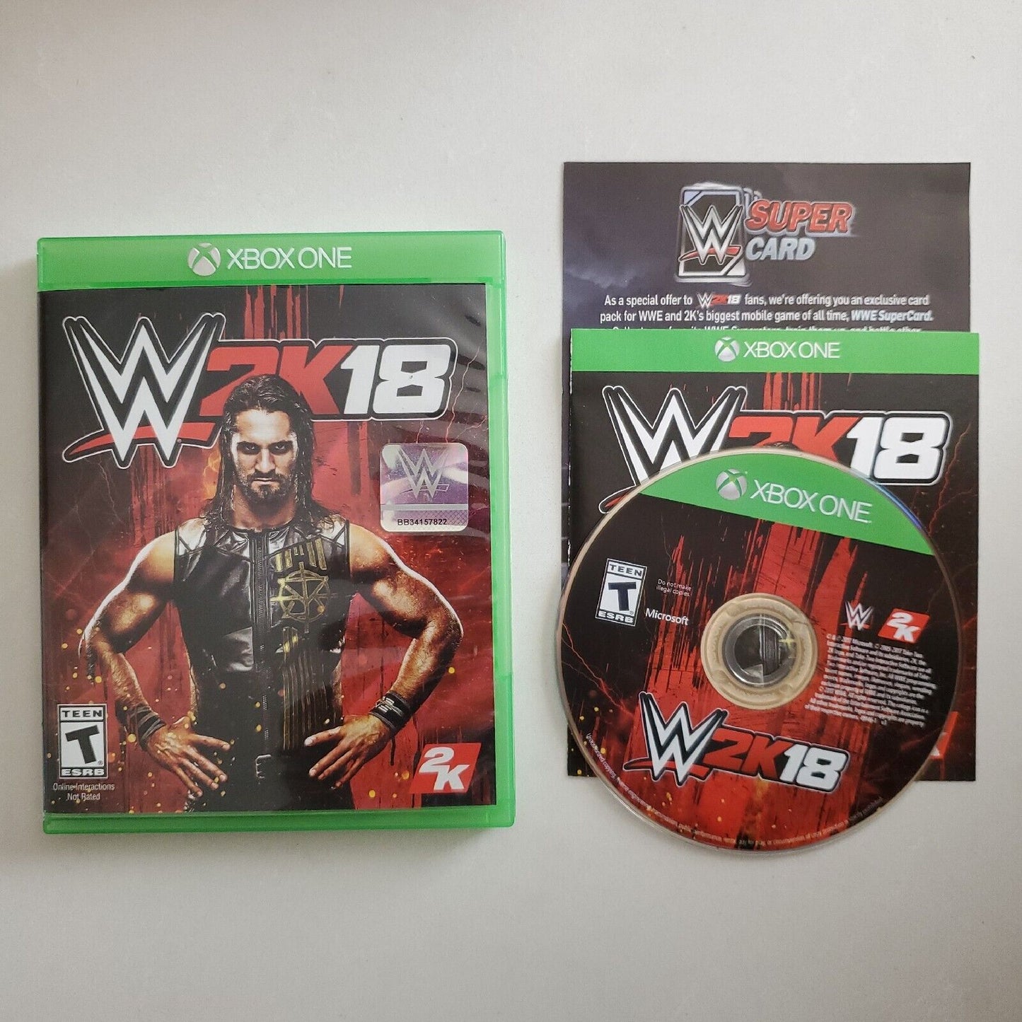 WWE 2K18 - Xbox One CIB TESTED