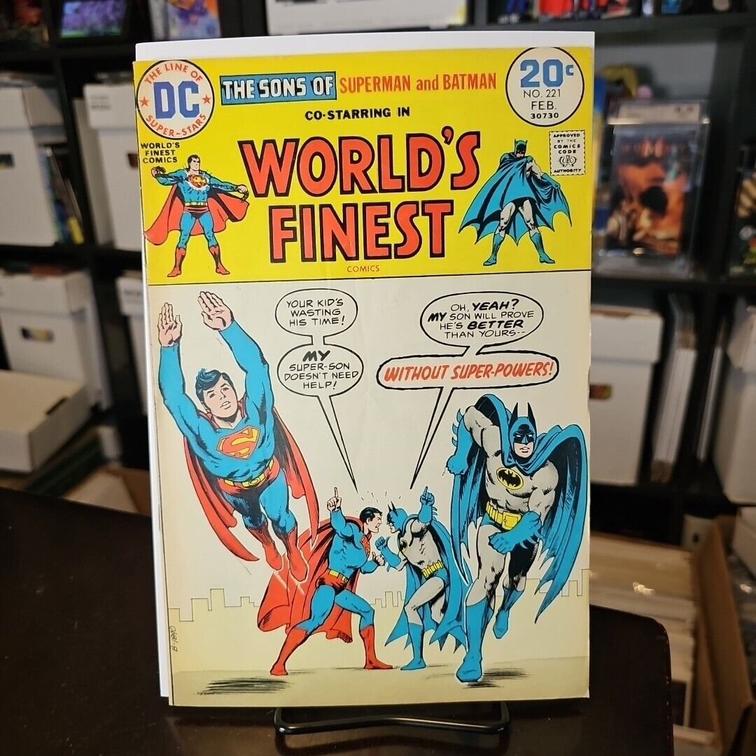 DC WORLD'S FINEST #221 Superman and Batman 1974  Vintage Comic