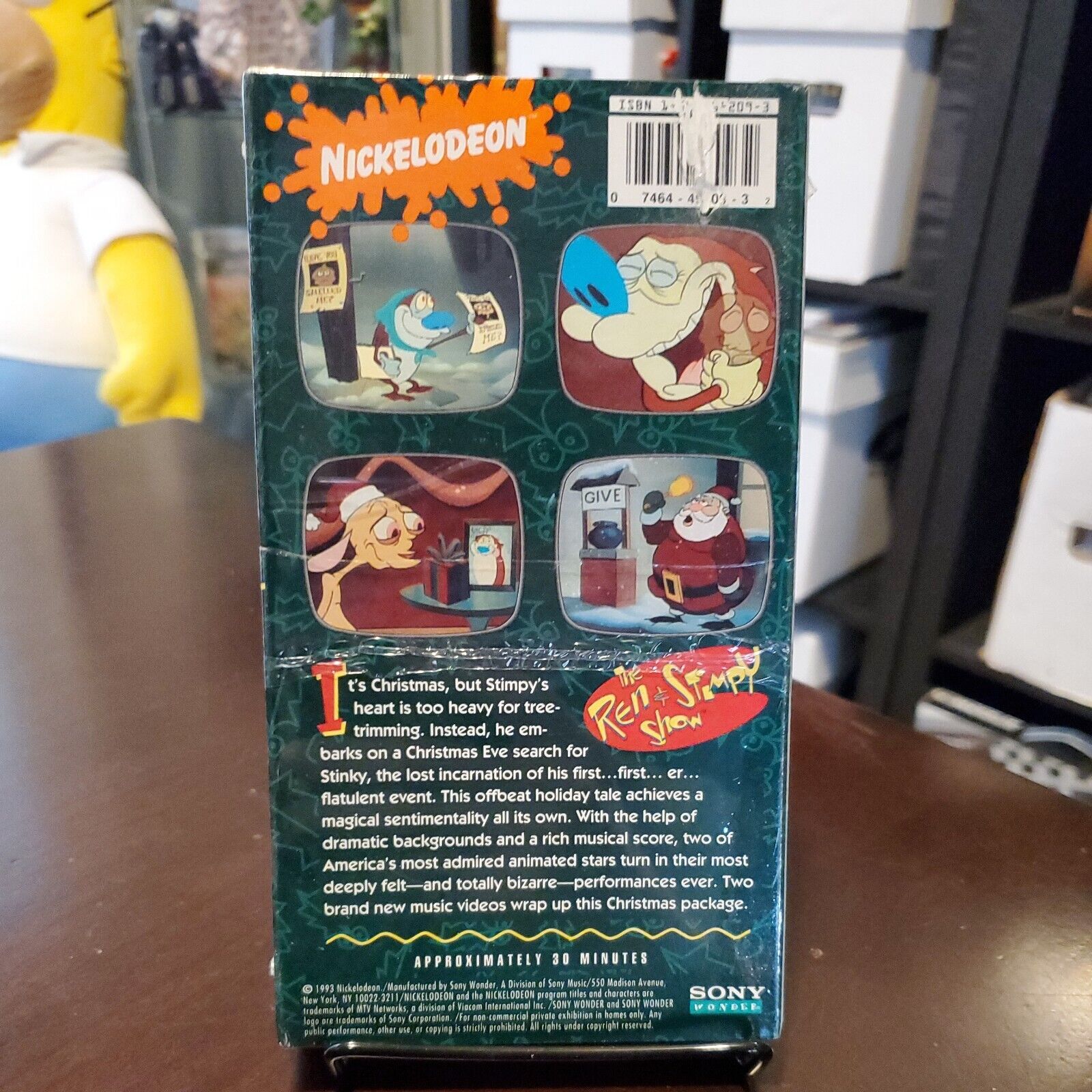 Ren and Stimpy Have Yourself A Stinky Little Christmas - VHS (1993, Nickelodeon)