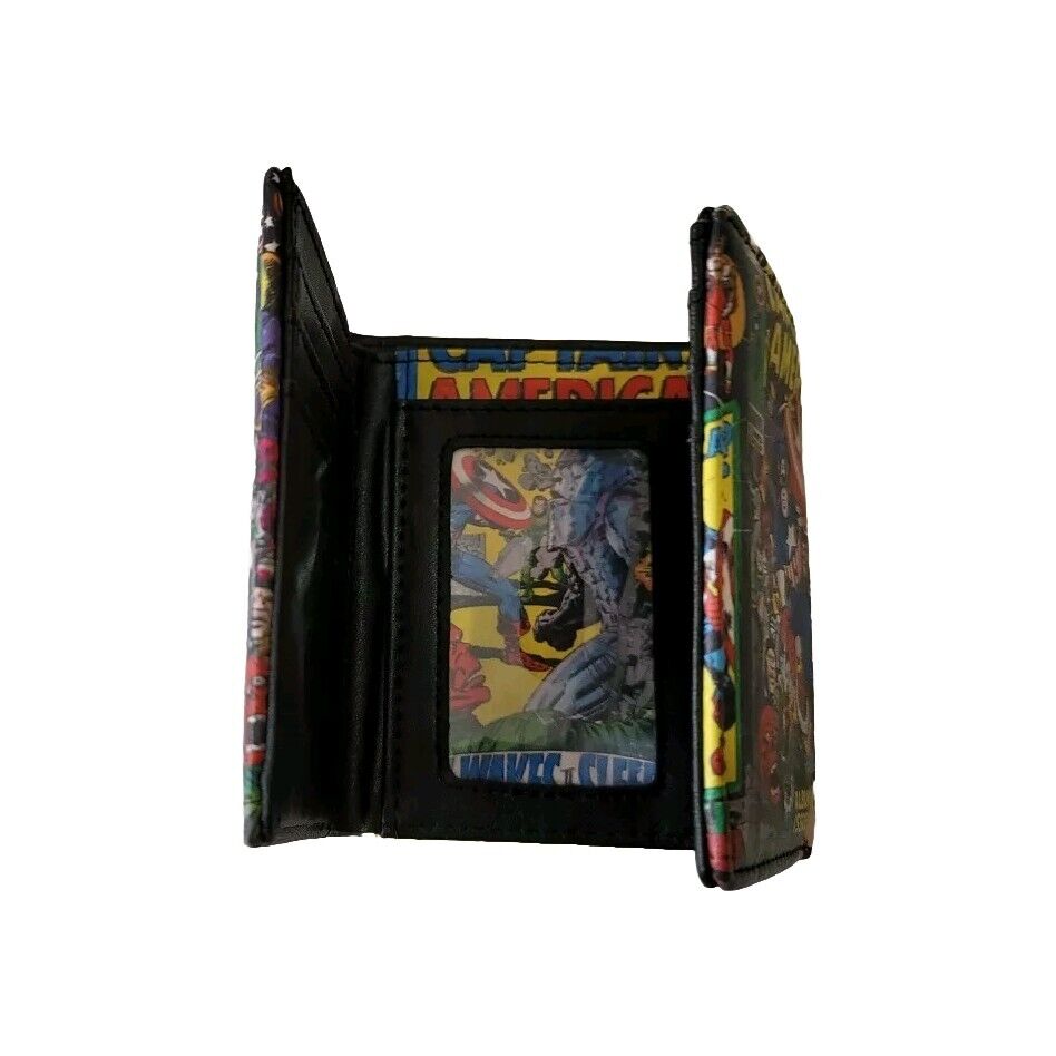 MARVEL COMICS Wallet Hero Captain America TRIFOLD 