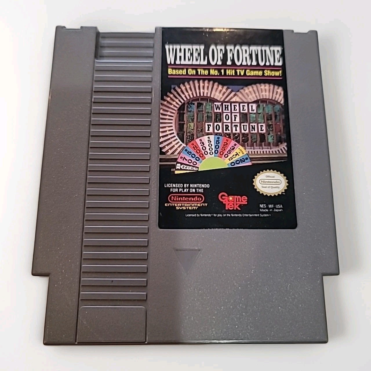 Wheel of Fortune Nintendo NES System Cartridge Game TESTED AND WORKS 