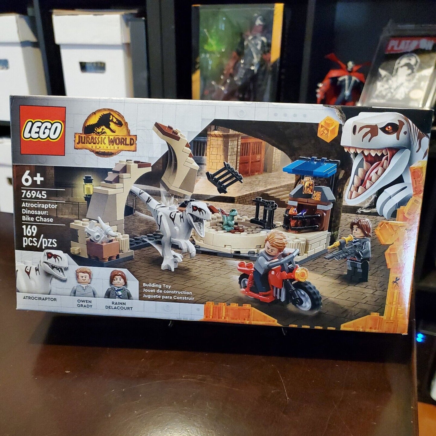 Lego Jurassic World 76945 Atrociraptor Dinosaur Bike Chase Brand New Sealed