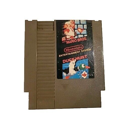 Super Mario Brothers & Duck Hunt - NES Nintendo Game cartridge only tested works