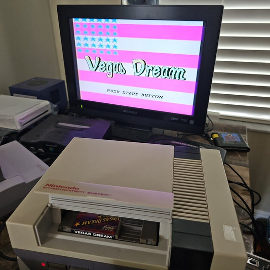 Vegas Dream Original Nintendo NES Game Tested/Working/Authentic