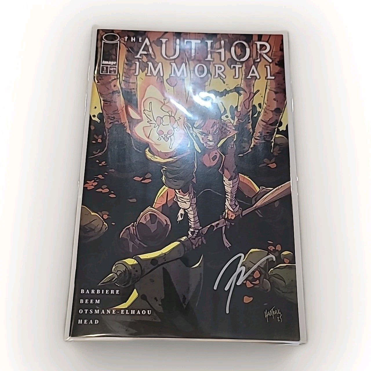 Author Immortal #1 * Image 2025 * Lunar NYCC Hartong Variant Signed By Barbiere