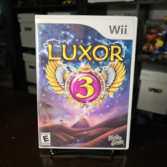 Luxor 3 - Nintendo Wii Strategy / Puzzle Kids Game Complete