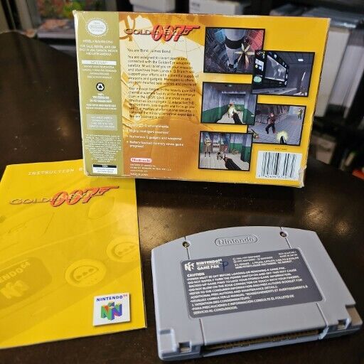 Goldeneye 007 Nintendo 64 N64 CIB Complete - Box & Manual - Tested & Authentic!!