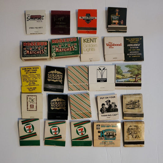 Vintage LOT Of Matchbook Las Vegas Golden Nugget Riverside Resort and More