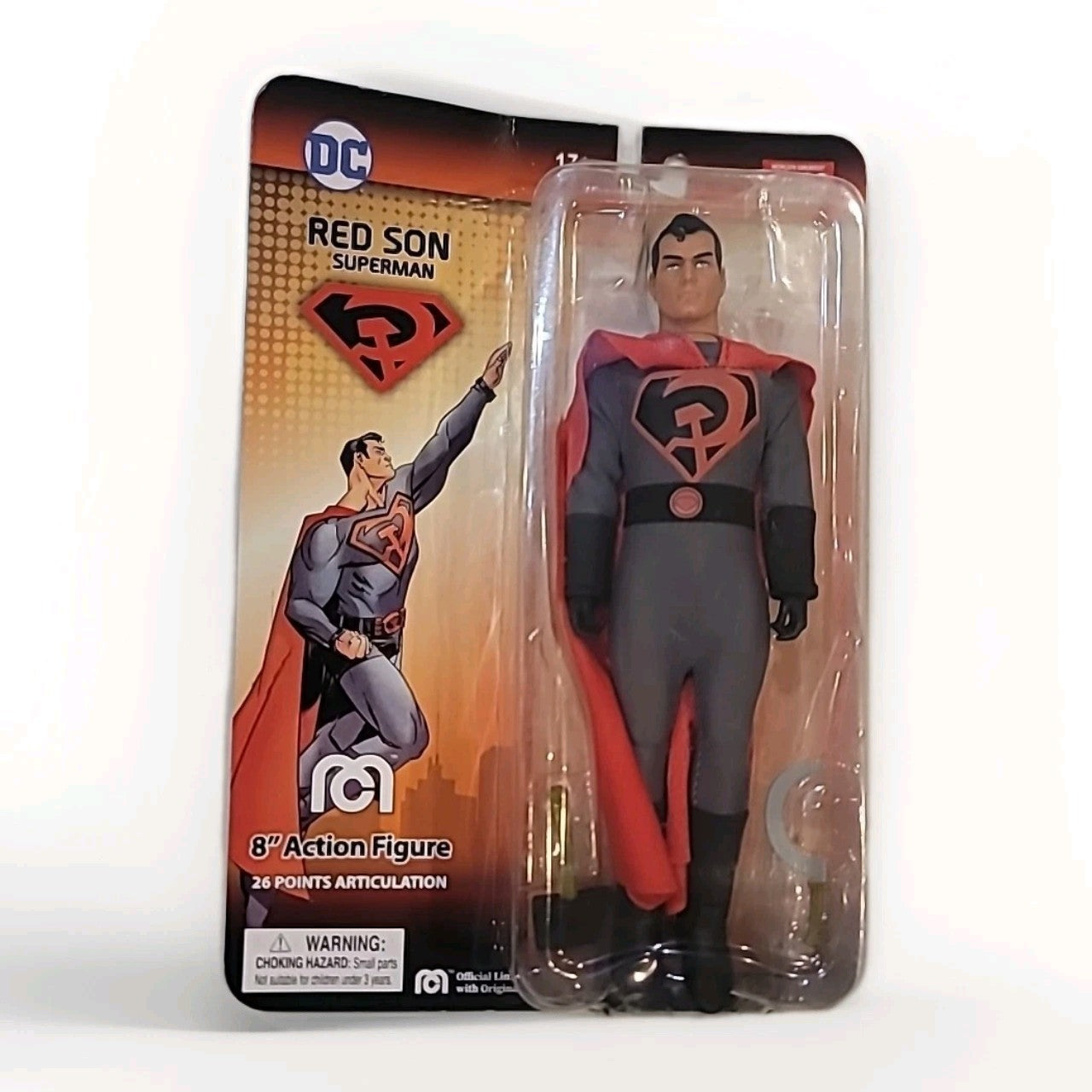MEGO DC Comics Red Son Superman 8" Articulated Action Figure NEW