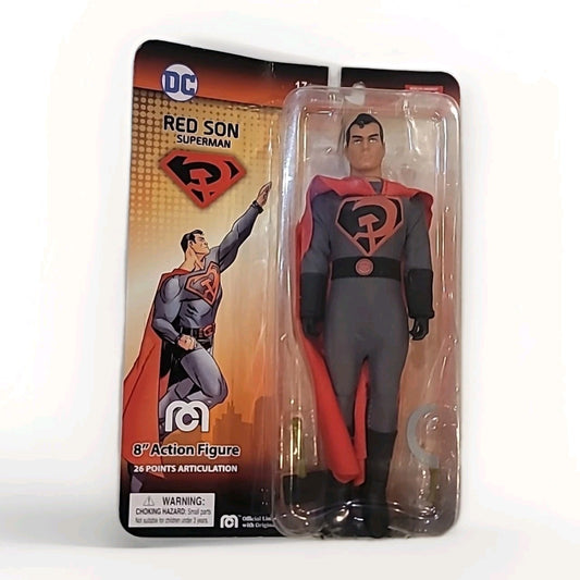 MEGO DC Comics Red Son Superman 8" Articulated Action Figure NEW
