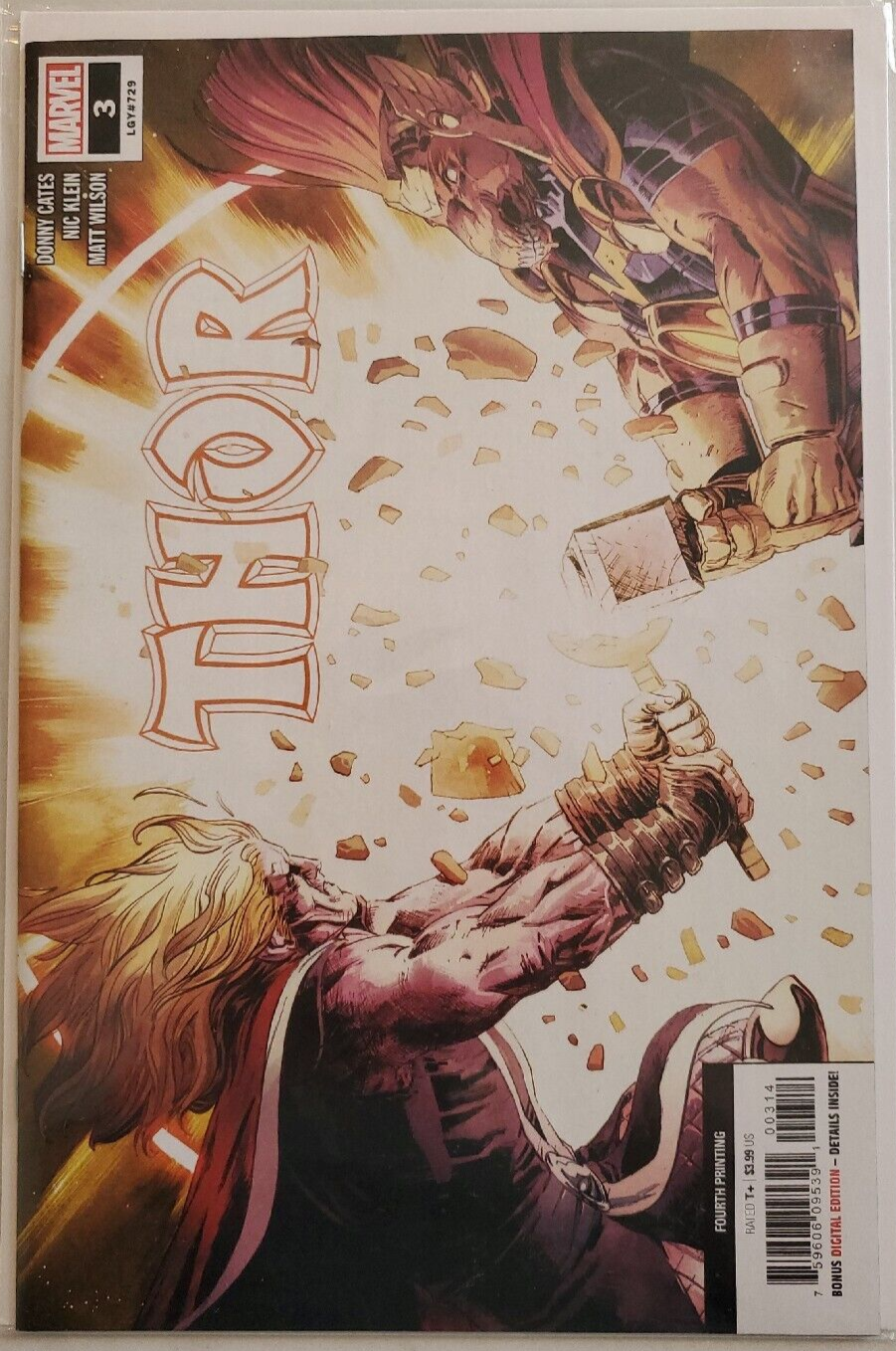 Thor #3 (4th printing) Marvel 2020 NM