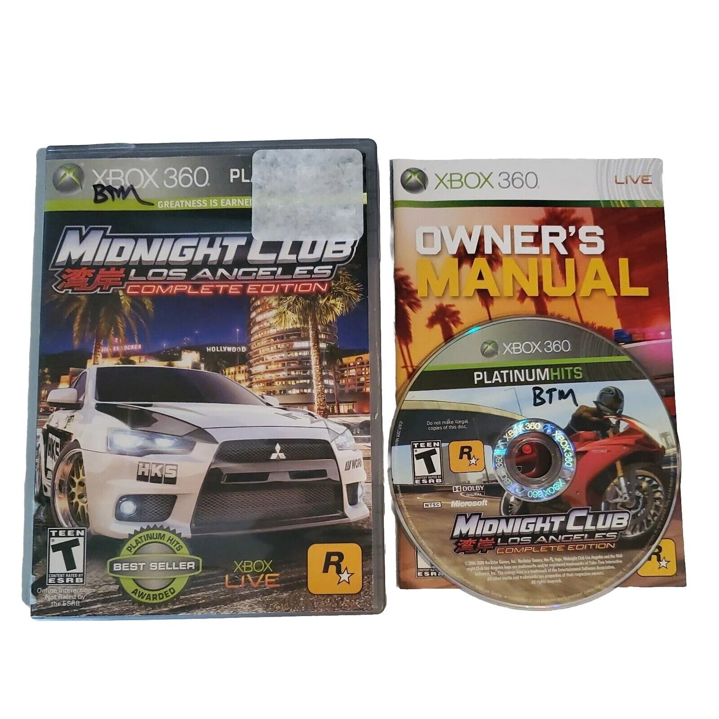 Midnight Club: Los Angeles Complete Edition W Manual FAST FREE SHIP SB1