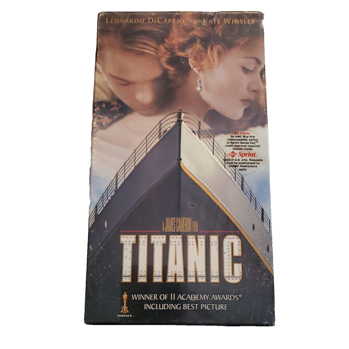 Titanic VHS THX Mastered Box Set 1997 Academy Award Winner Brand New Sealed