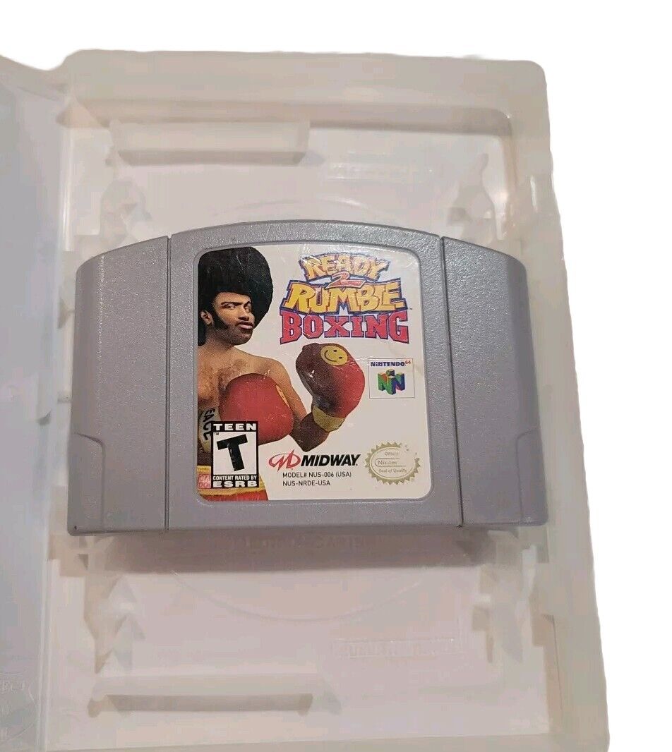 Ready 2 Rumble Boxing (Nintendo 64, N64, 1999) With Game Box