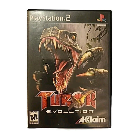 Turok: Evolution (Sony PlayStation 2, 2002) Complete In Box 