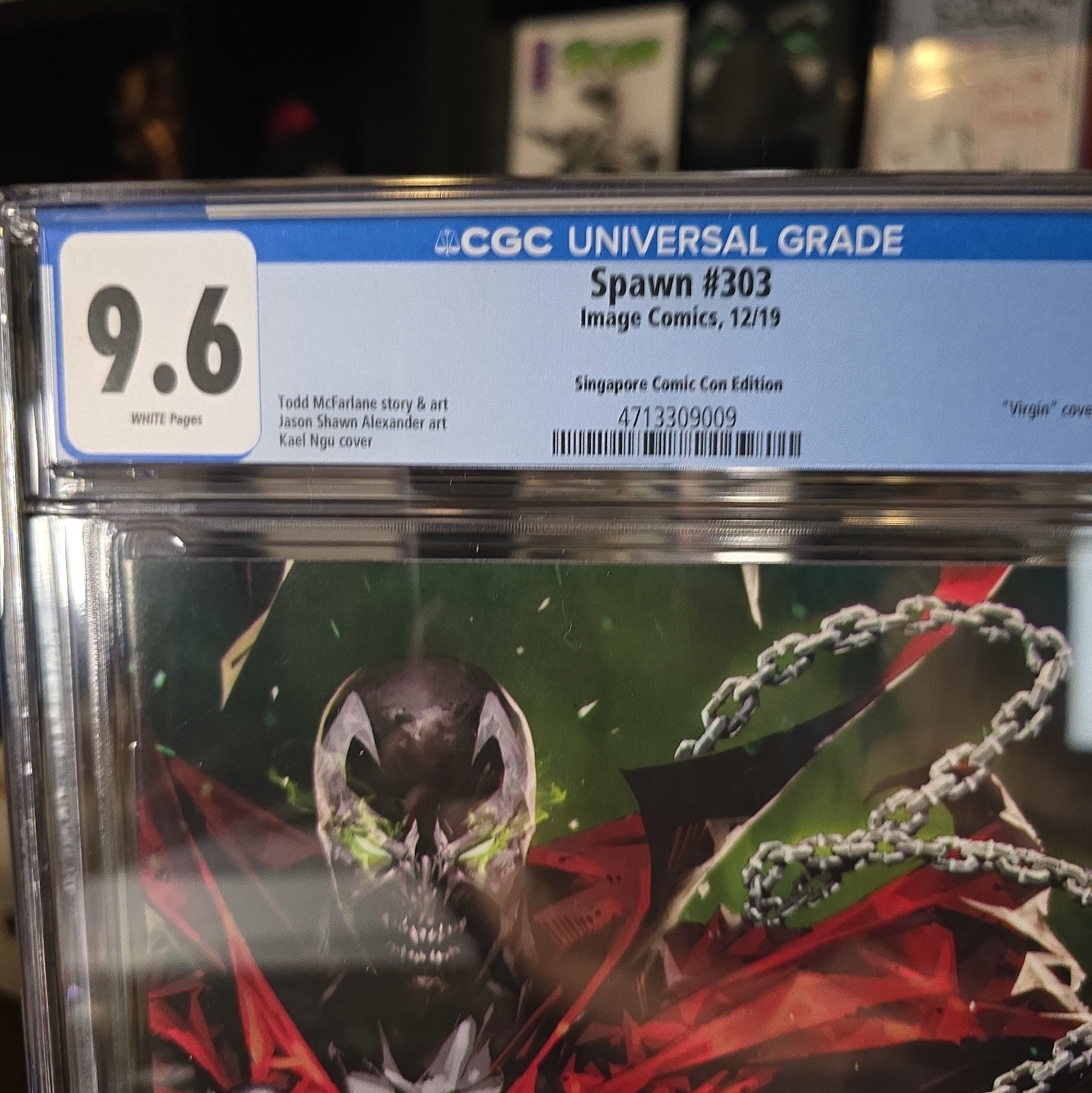 SPAWN #303 CGC 9.6 Kael Ngu SINGAPORE Con Exclusive Variant Limited 250 RARE WP
