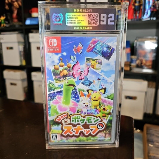 Nintendo Switch New Pokemon Snap Japanese GRADED ES 9.2 Factory Sealed