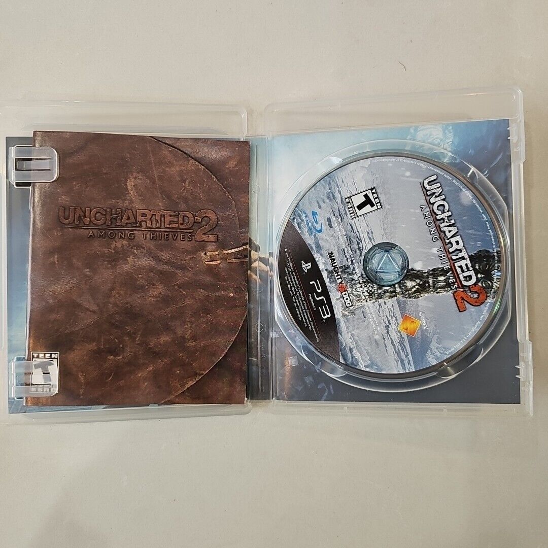 Uncharted 2: Among Thieves (PS3, 2009) CIB w/Reg. Card +Manual! Free Shipping!