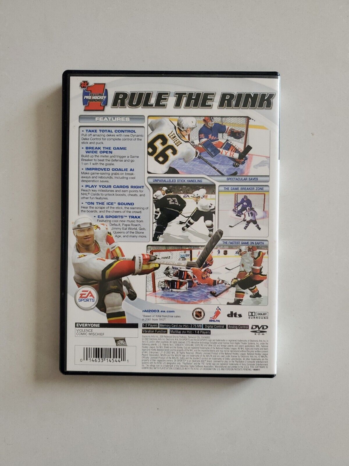 NHL 2003 by EA Sports Sony PS2 Play Station 2 - No Manual