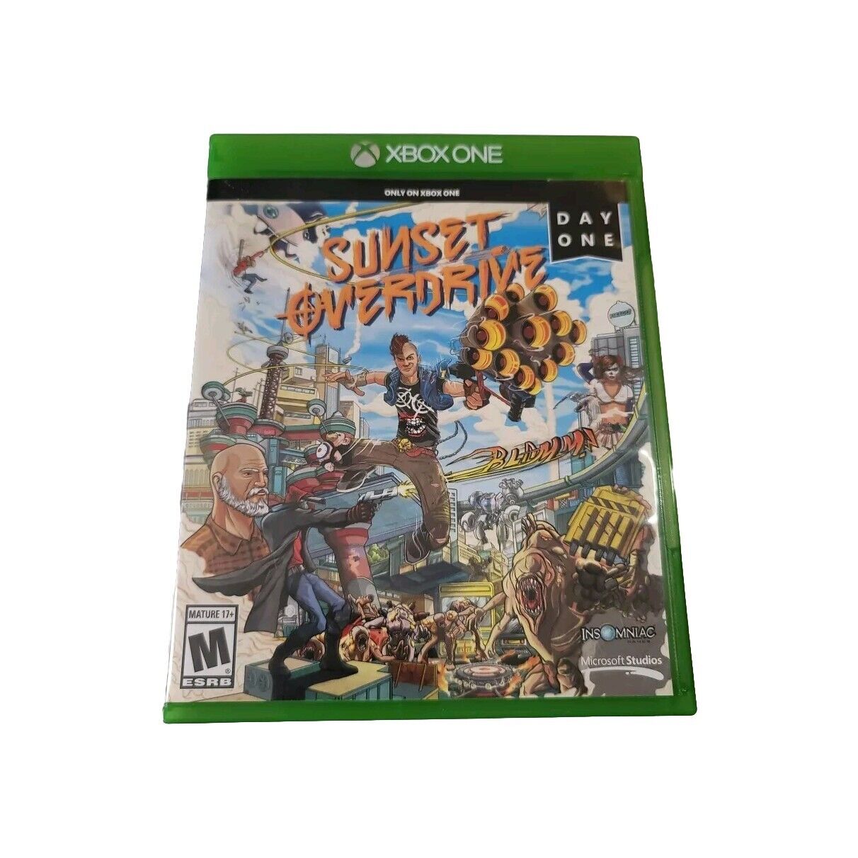 Sunset Overdrive - Day One Edition (Microsoft Xbox One, 2014) w/Case