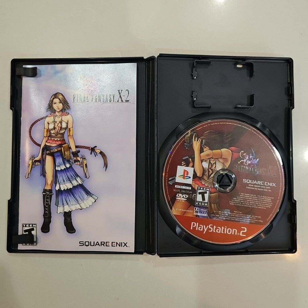 Final Fantasy X-2 (Sony PlayStation 2, 2003) Complete Cib