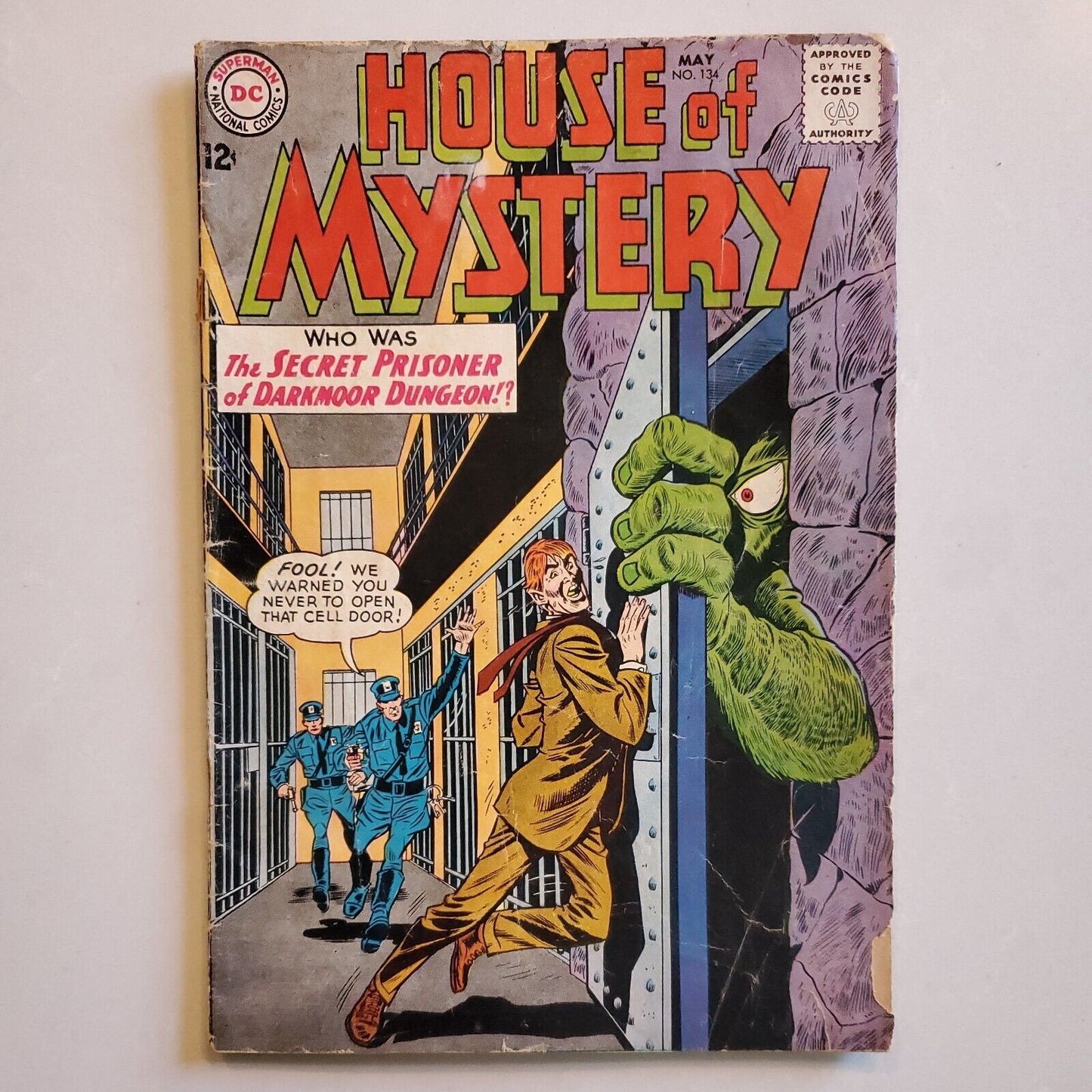 HOUSE OF MYSTERY #134-SILVER AGE SCIENCE FICTION-HORROR STORIES-ALIENS