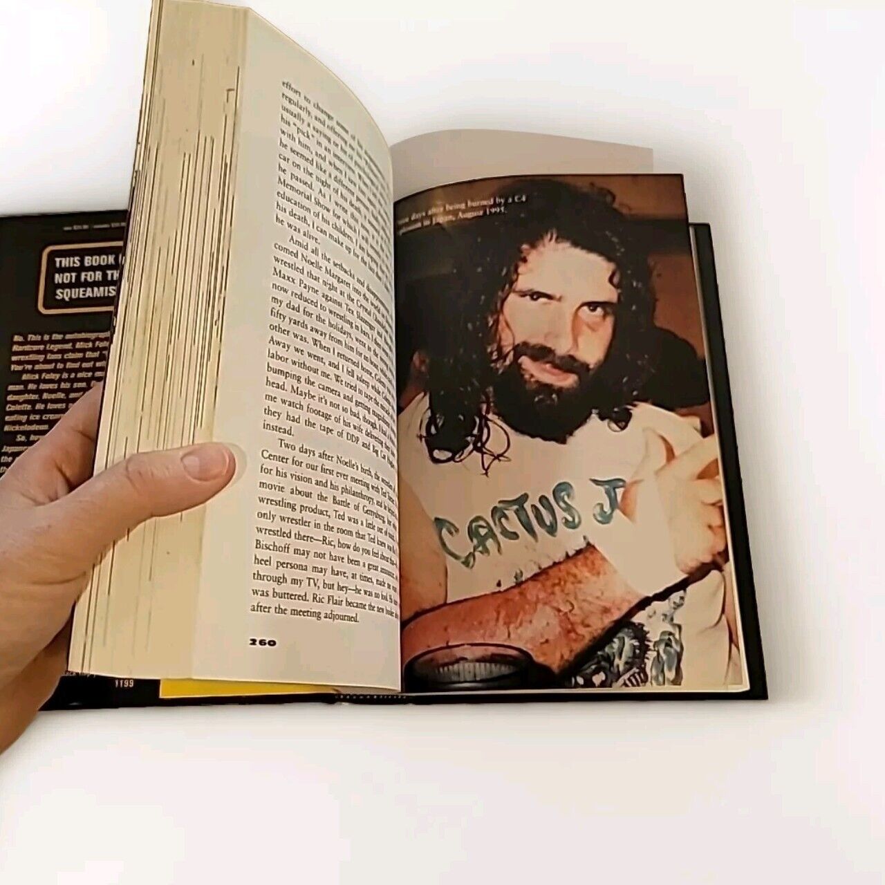 Mankind Have A Nice Day! Mick Foley WWE WWF Hardcover Book 1999 First Edition