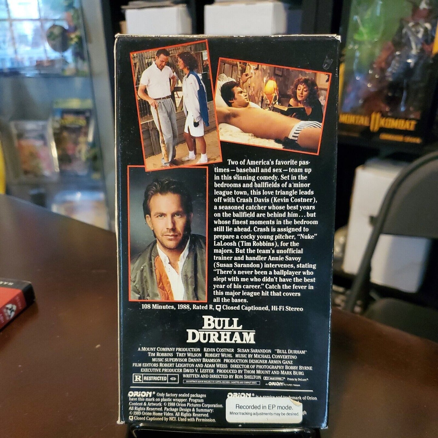 Bull Durham Vhs Kevin Costner, Susan Sarandon