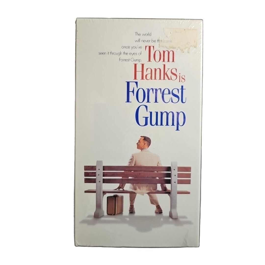 VTG Tom Hanks Forrest Gump Sealed VHS Paramount Pictures Water Mark 1st Print