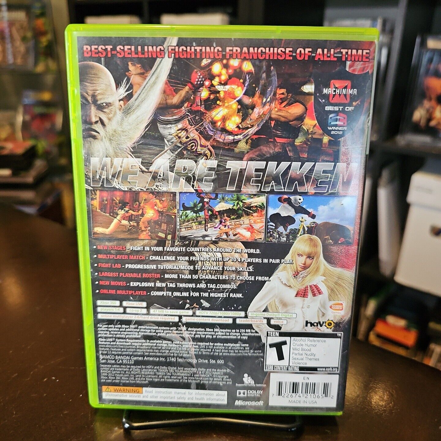 Tekken Tag Tournament 2 Xbox 360 Tested Works Great! CIB 