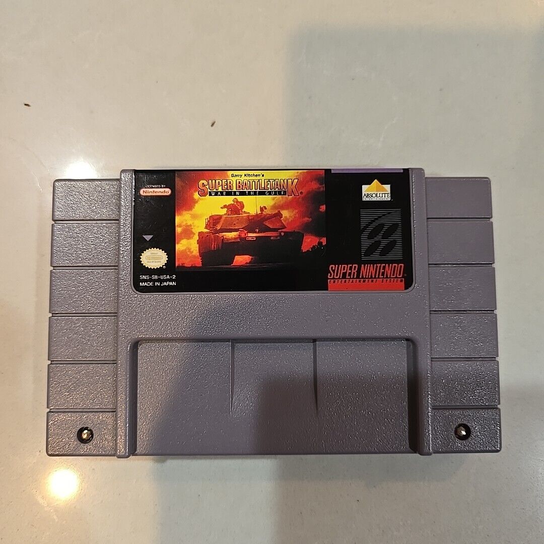 Super Battletank: War in the Gulf (SNES) Super Nintendo Cartridge Only 1992 