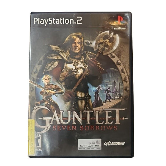 Gauntlet: Seven Sorrows (Sony PlayStation 2, 2005) PS2 CIB Complete No Manual