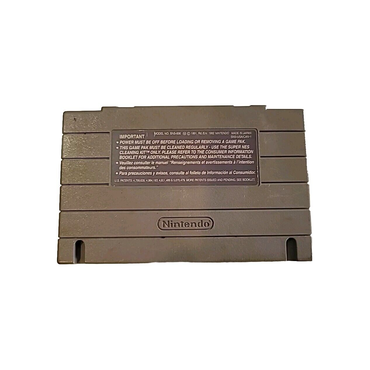 Super Nintendo Snes Authentic Cart Only Nigel Mansell World Championship Tested