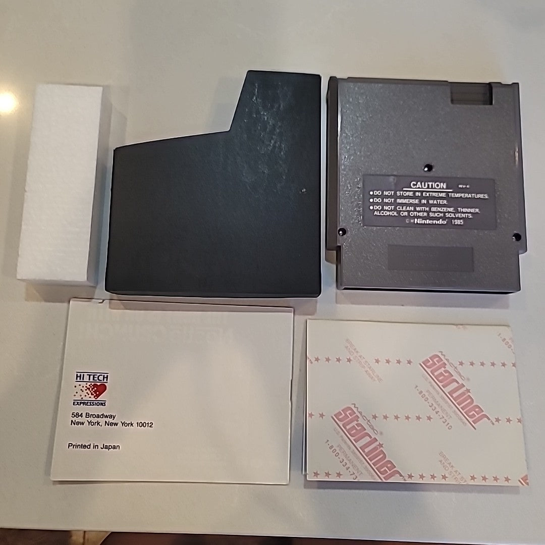 The Hunt for Red October complete in box nintendo nes connery film 