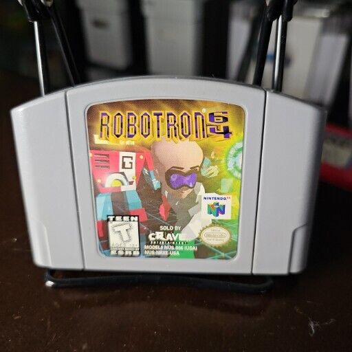 Robotron Nintendo 64 N64 Game Tested + Working & Authentic