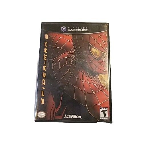 Spider-Man 2 (Nintendo GameCube, 2004) COMPLETE CIB Tested 