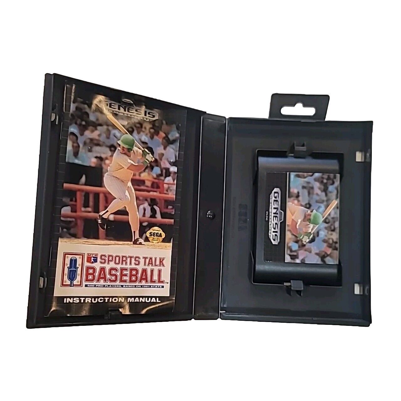 Sports Talk Baseball Sega Genesis Complete in Box Tested & Working
