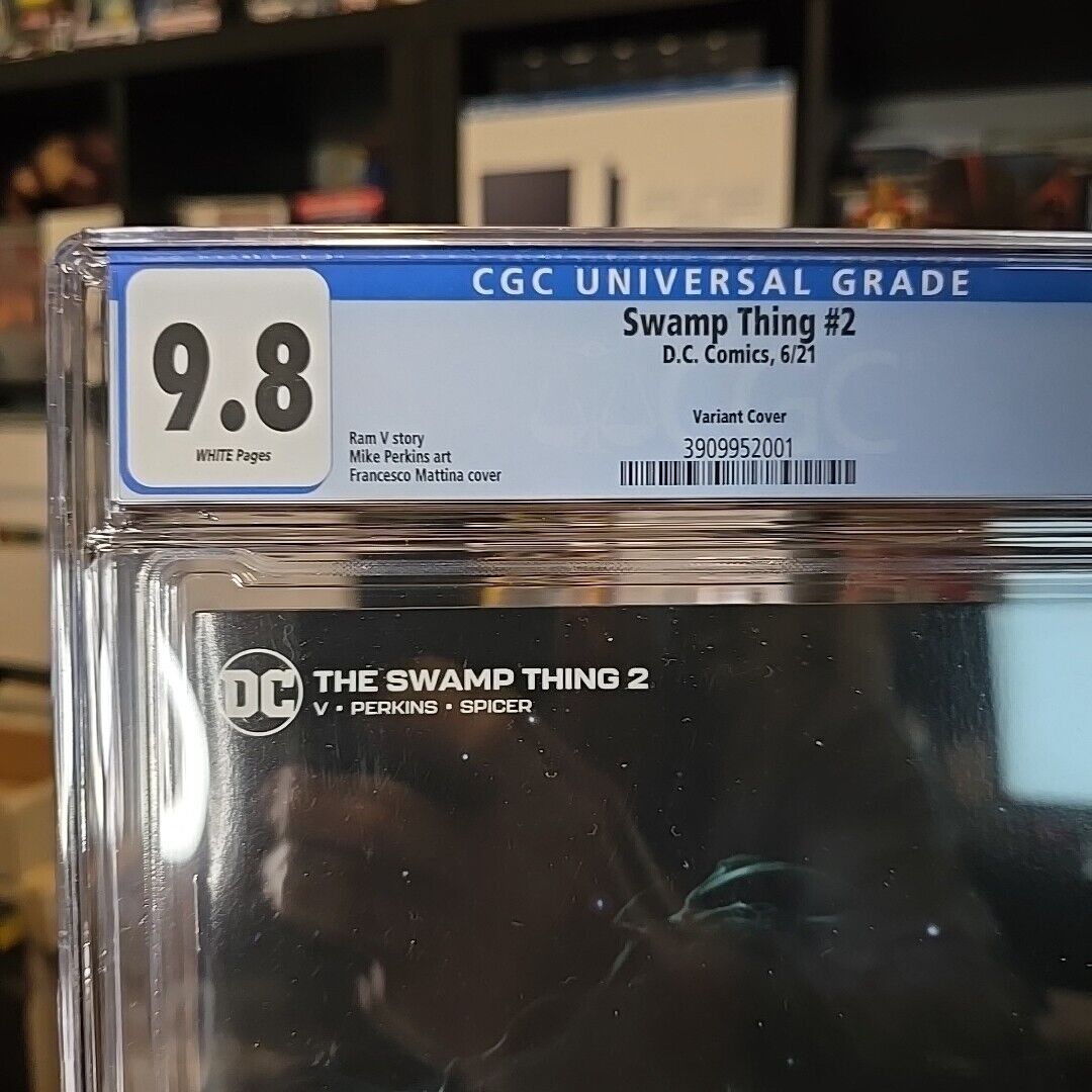 Swamp Thing #2 2021 DC Comics Francesco Mattina Variant Cover CGC 9.8