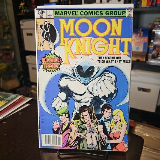 Moon Knight #1 - Premiere Issue - Marvel Comic - Nov 1980 - Newsstand copy