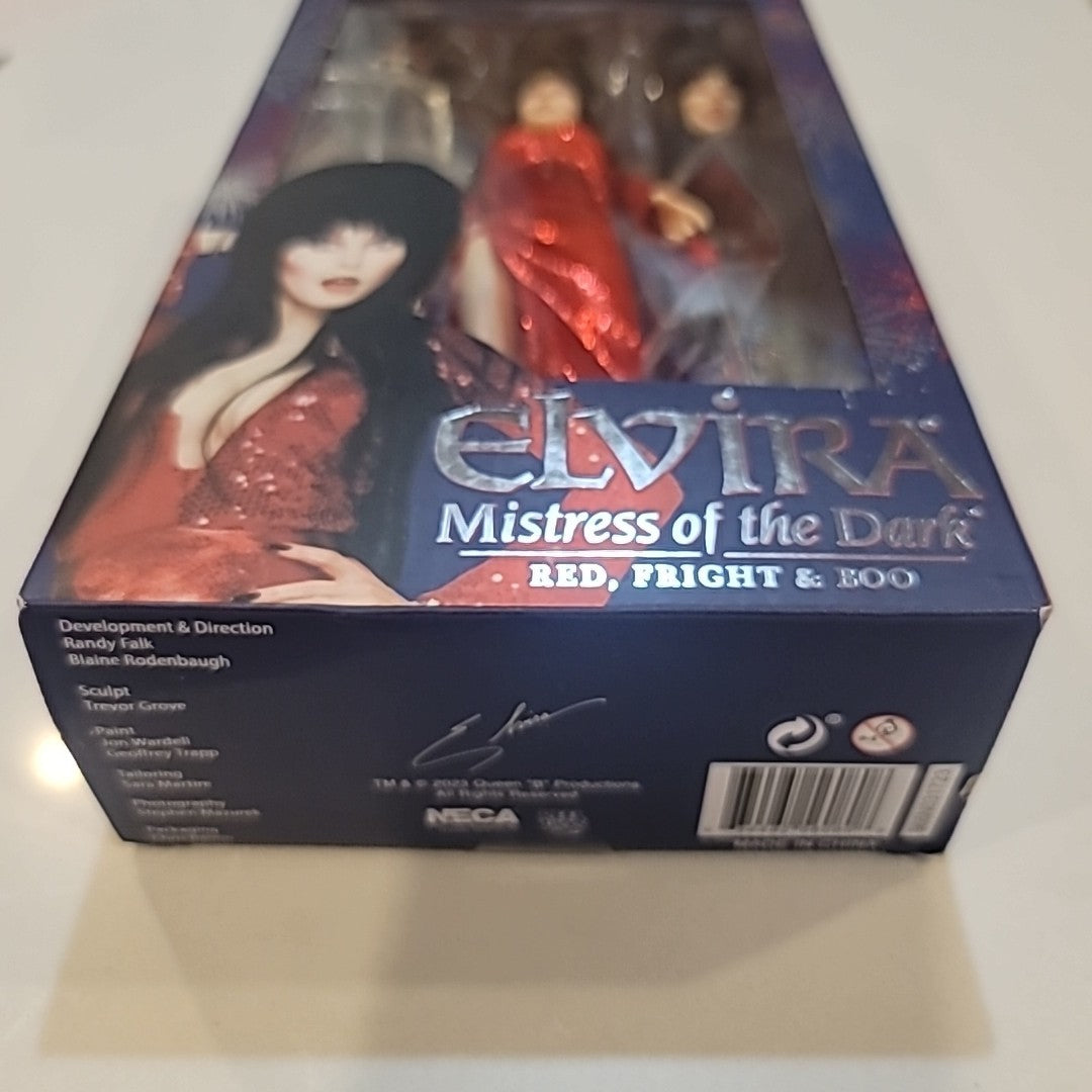 Neca Elvira Mistress of the Dark 8" Figure Red Fright & Boo Cassandra Peterson