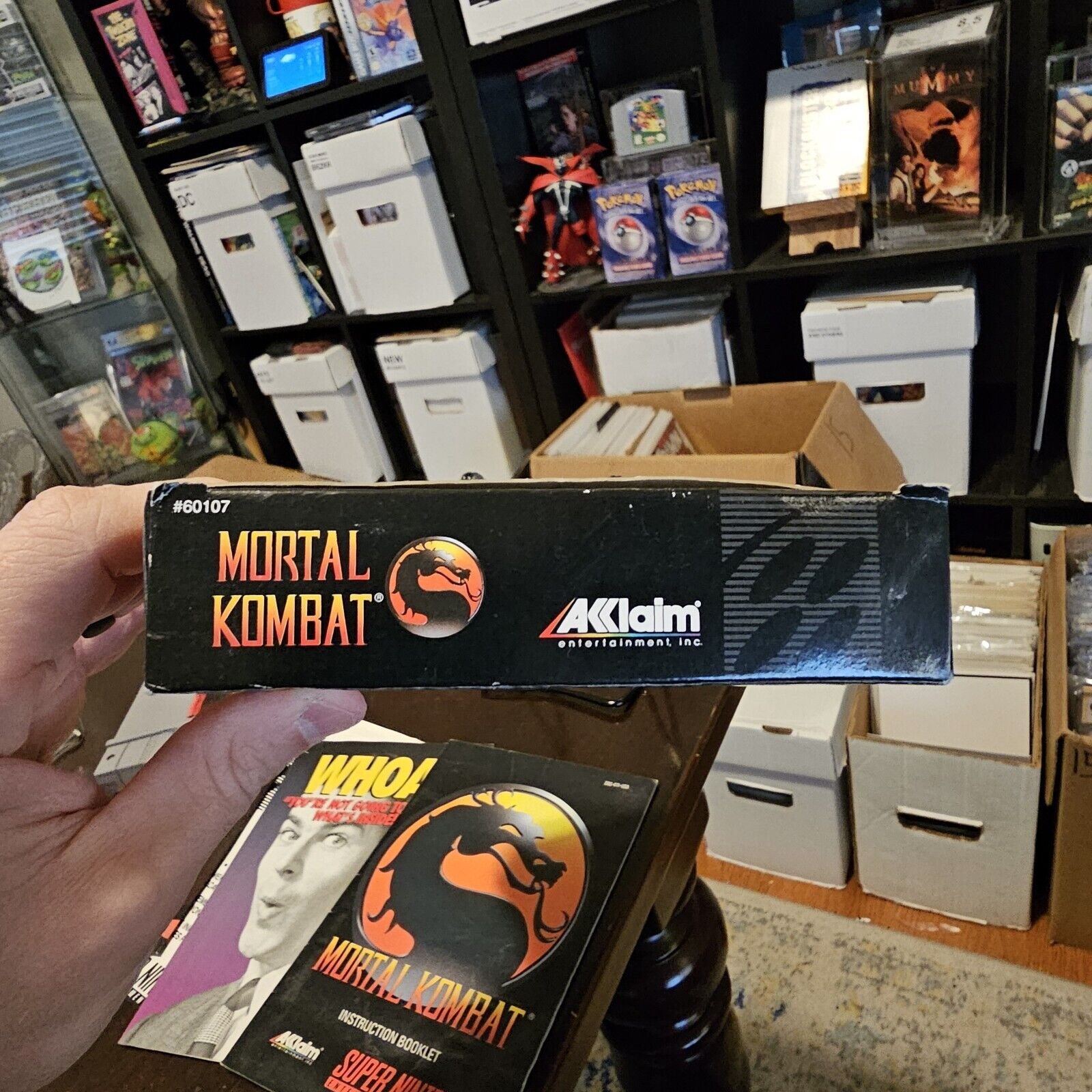 Mortal Kombat: Competition Edition (SNES 1992) CIB With Reg, Excellent Condition