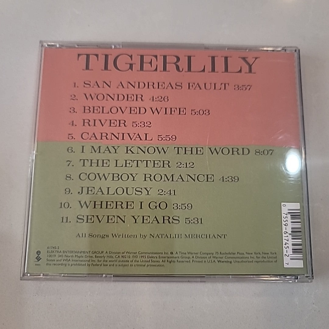Tigerlily by Natalie Merchant (CD, Jun-1995, Elektra (Label))