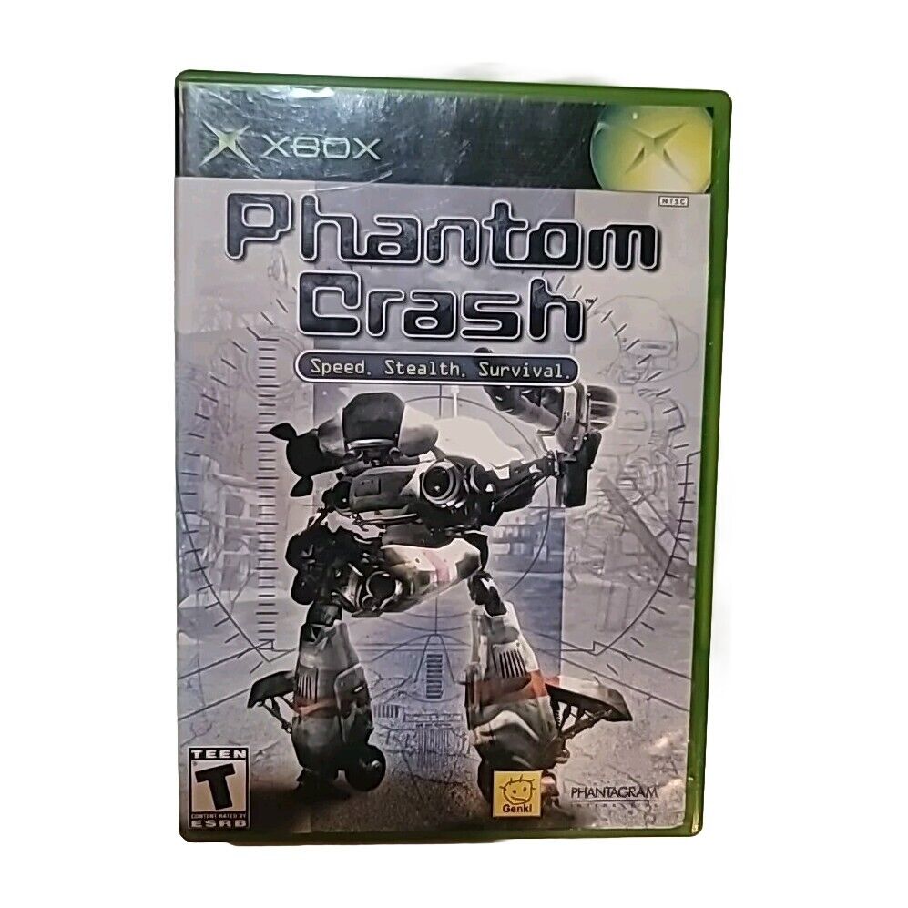 Phantom Crash (Microsoft Xbox, 2002) w/Manual 