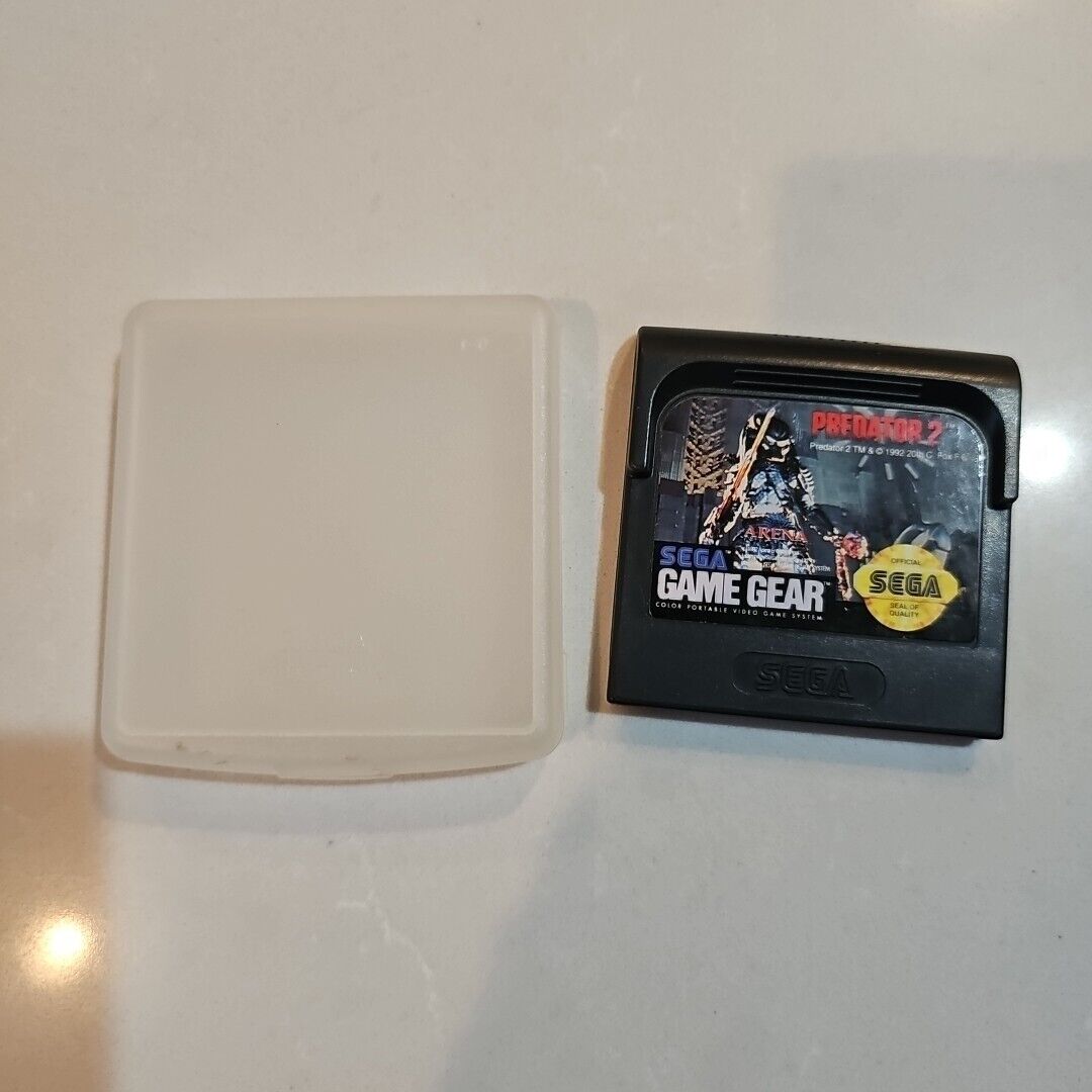 SEGA GAME GEAR PREDATOR 2 TWO II GAME With Case