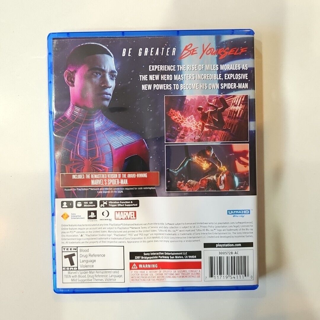 Marvel's Spider-Man: Miles Morales Ultimate Edition - Sony PlayStation 5 CIB